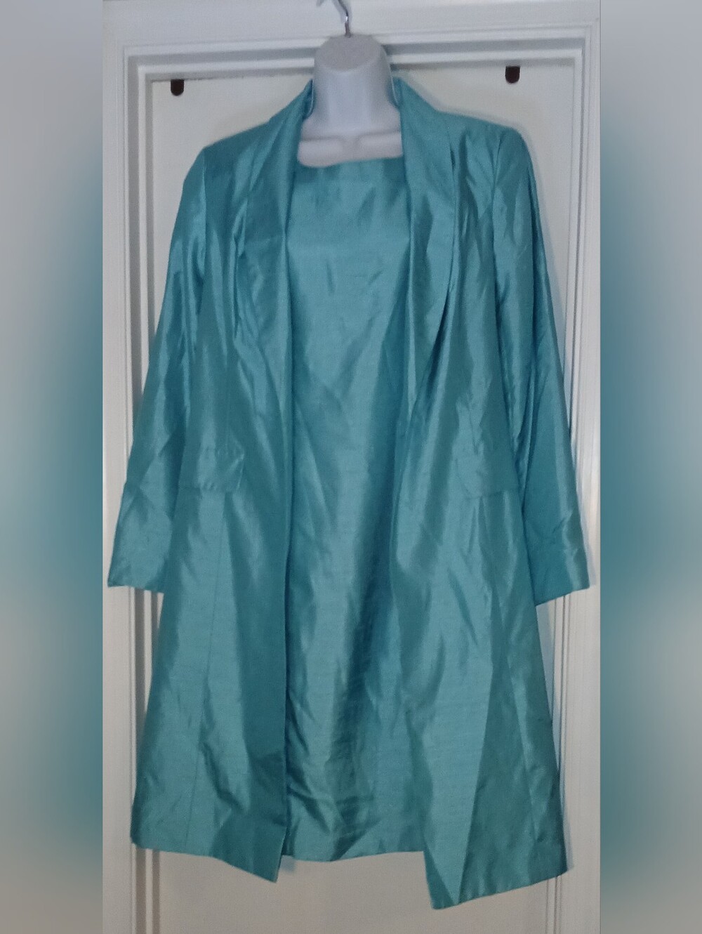 NWT Teal Women's Coat and Dress Set.
